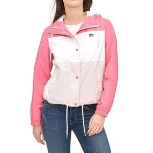 Levi's Women's Retro Hooded Rain Windbreaker Jacket